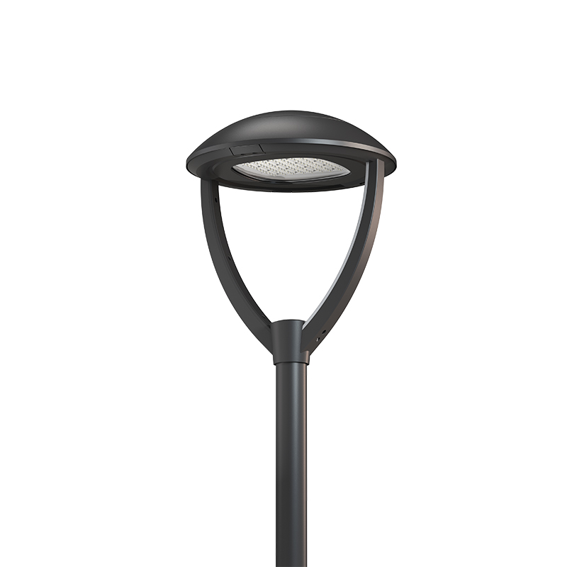 Pasang lentera LED masuk atas & samping lampu perkotaan